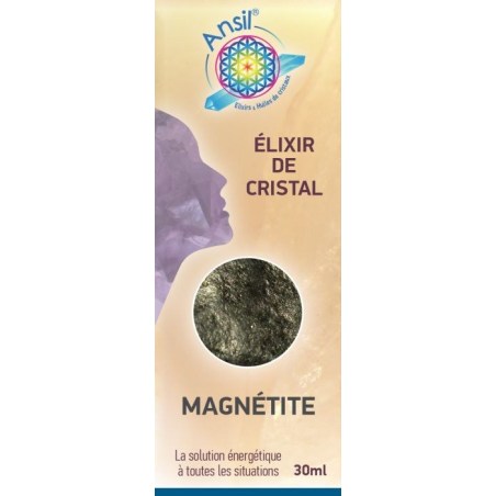 Étui Magnétite - Élixir de Cristaux - 30 ml - Ansil 