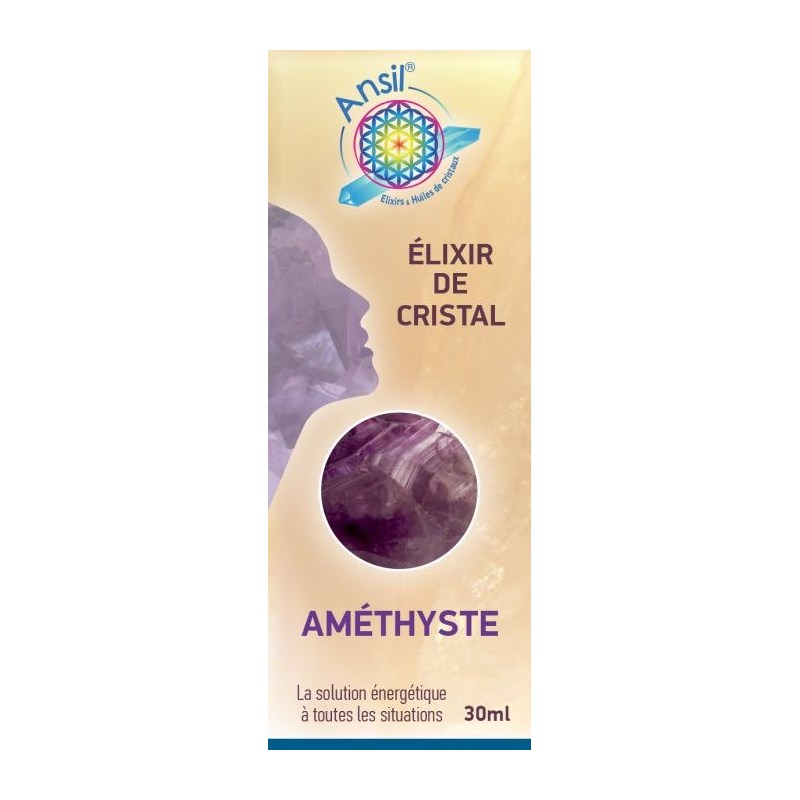 Étui Améthyste - Élixir de Cristal - 30 ml - Ansil - 2022
