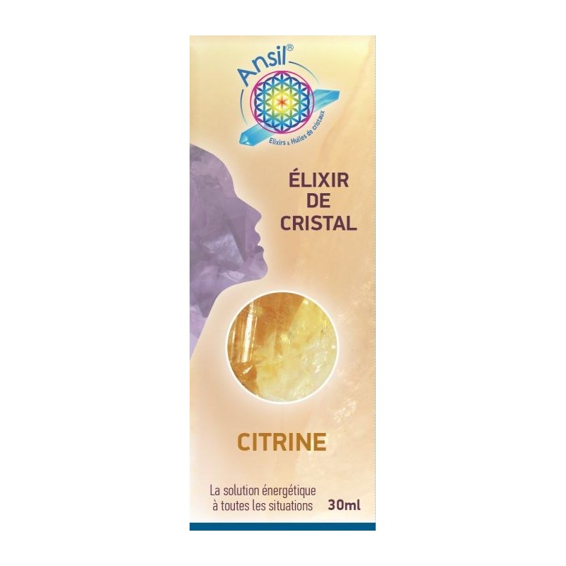 Étui Citrine - Élixir de Cristal - 30 ml - Ansil - 2022