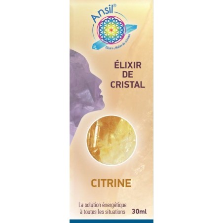 Étui Citrine - Élixir de Cristal - 30 ml - Ansil - 2022