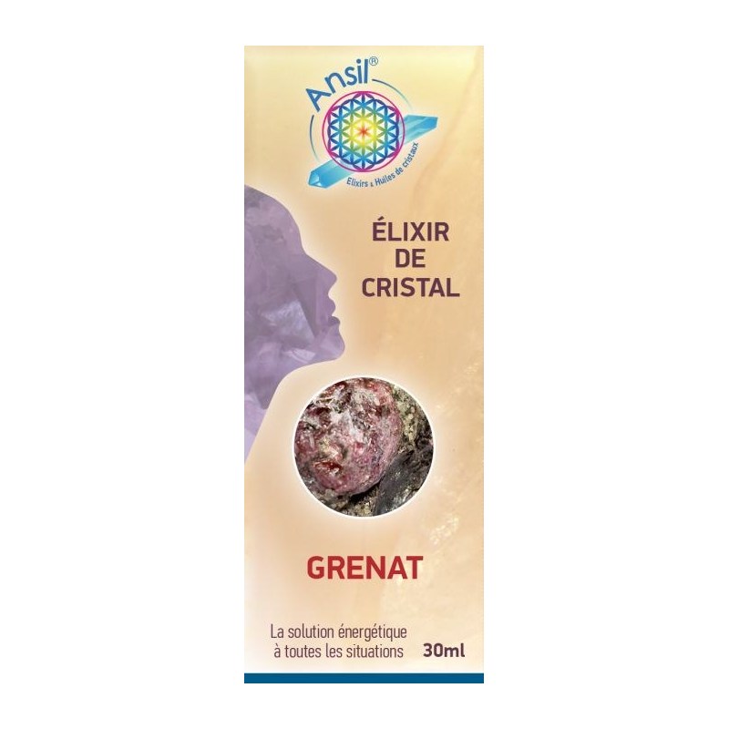 Étui Grenat - Élixir de Cristal - 30 ml - Ansil - 2022