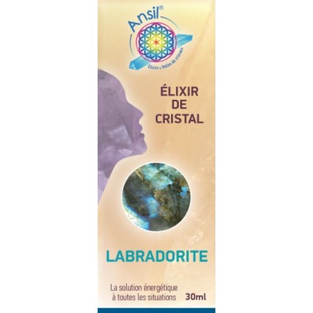 Étui Labradorite - Élixir de Cristaux - 30 ml - Ansil
