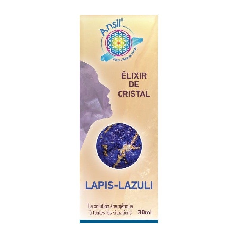 Étui Lapis-lazuli - Élixir de Cristaux - 30 ml - Ansil 