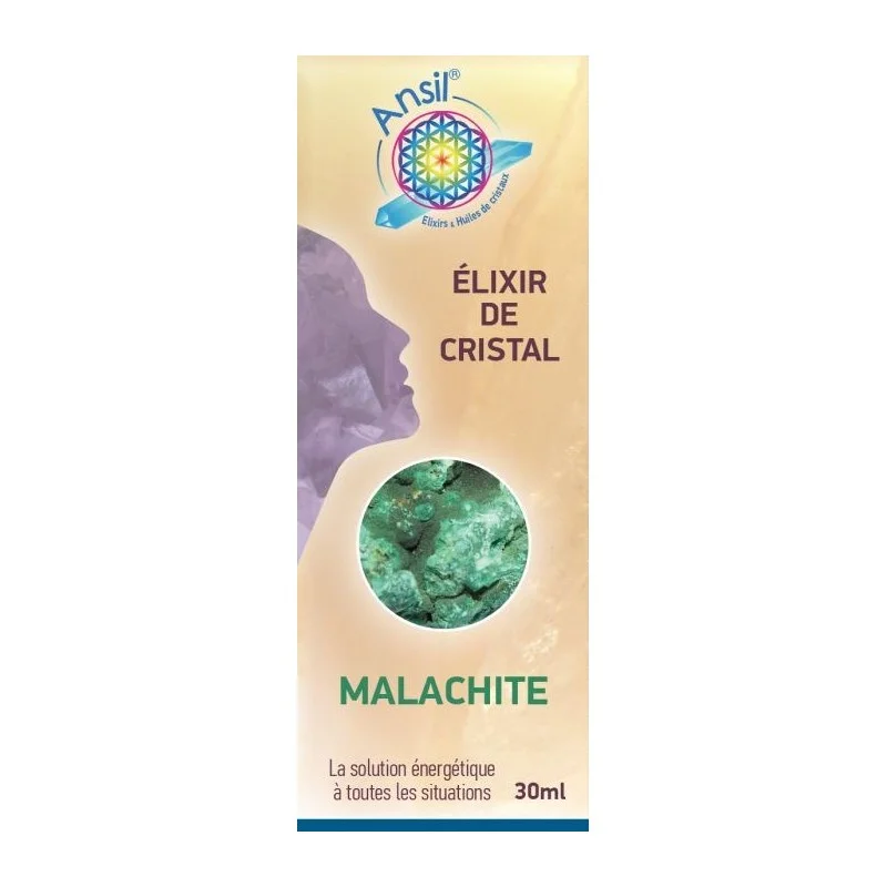 Malachite - Élixir de Cristal- 30 ml - Ansil