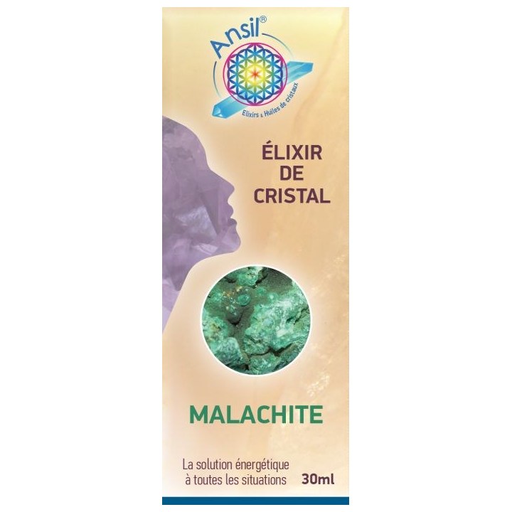 Malachite - Élixir de Cristal- 30 ml - Ansil