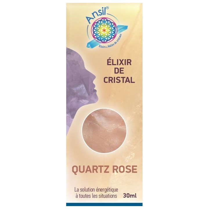 Quartz rose - Élixir de Cristal - 30 ml - Ansil