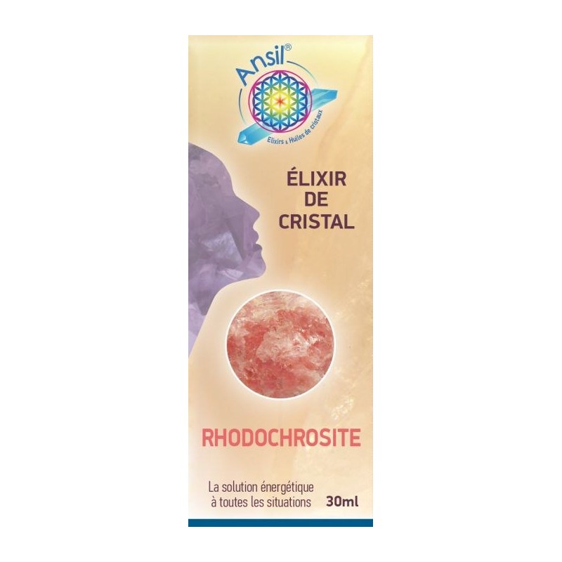 Étui Rhodochrosite - Élixir de Cristaux - 30 ml - Ansil