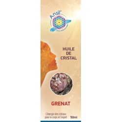 Étui Grenat - Huile de Cristaux - 50 ml - Ansil 