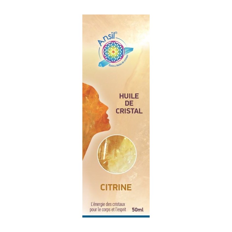 Citrine - Huile de Cristal - 50 ml - Ansil