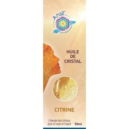 Étui Citrine - Huile de Cristaux - 50 ml - Ansil - 2022 Étui Citrine - Huile de Cristaux - 50 ml - Ansil - 2022