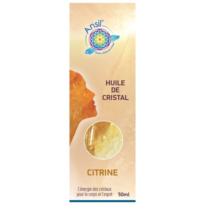 Citrine - Huile de Cristal - 50 ml - Ansil