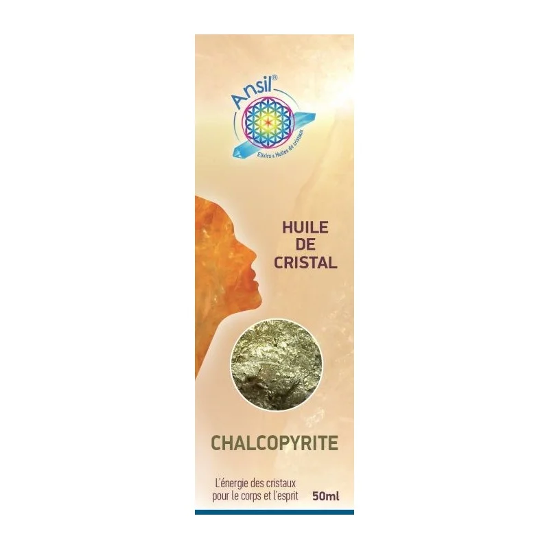 Chalcopyrite - Huile de Cristal - 50 ml - Ansil