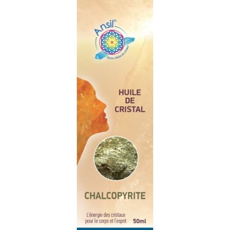 Étui Chalcopyrite - Huile de cristaux - 50 ml - Ansil