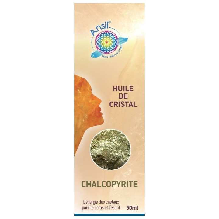 Chalcopyrite - Huile de Cristal - 50 ml - Ansil