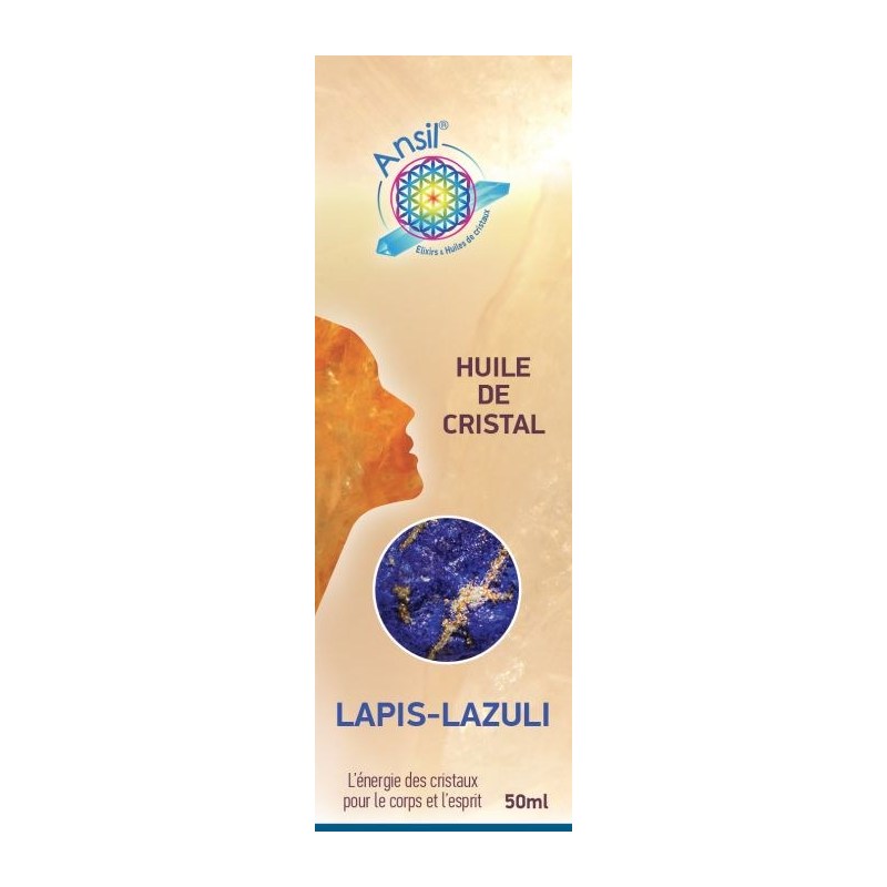 Lapis-lazuli - Huile de cristal - 50 ml - Ansil