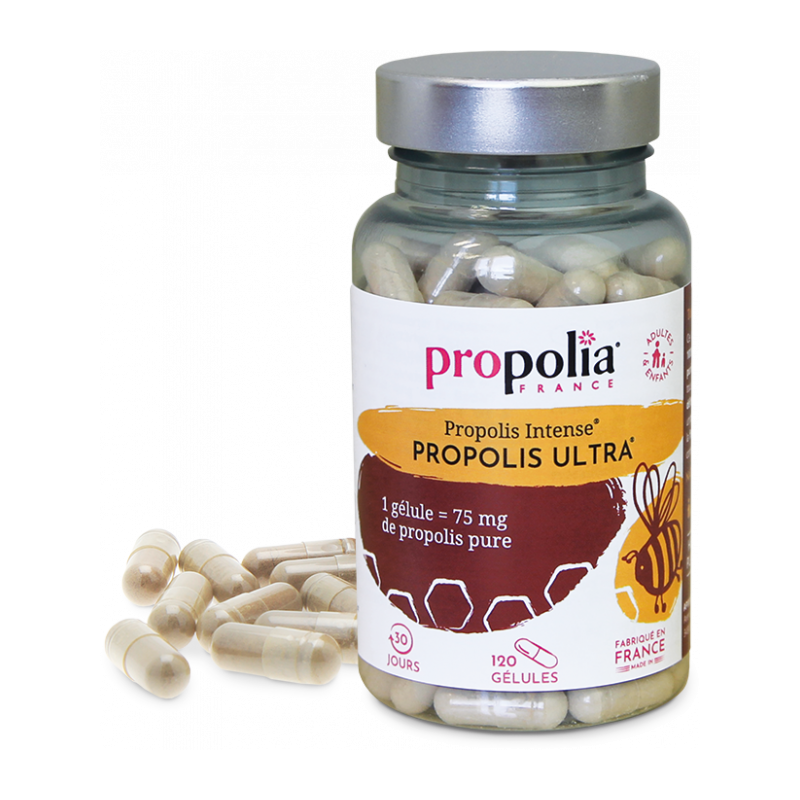 Propolis Ultra Gélules - Enveloppe végétale, sans gluten
