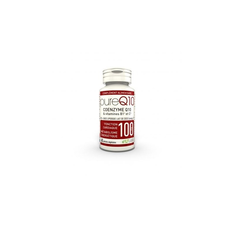 Pure Q10 100 mg - 60 gélules - LT Labo