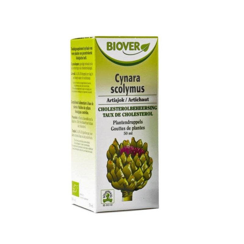 Artichaut (Cynara scolymus) Bio - gouttes de plantes - 50 ml - Biover