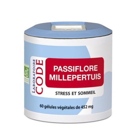 Passiflore Millepertuis - 60 gélules végétales - Laboratoire Code