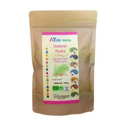 Shatavari Bio - 150 grammes de poudre (sachet) - Ayurvana