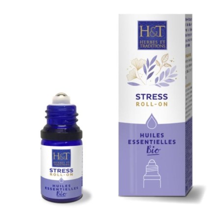 Roll on Stress certifié bio - 5 ml - Herbes et traditions