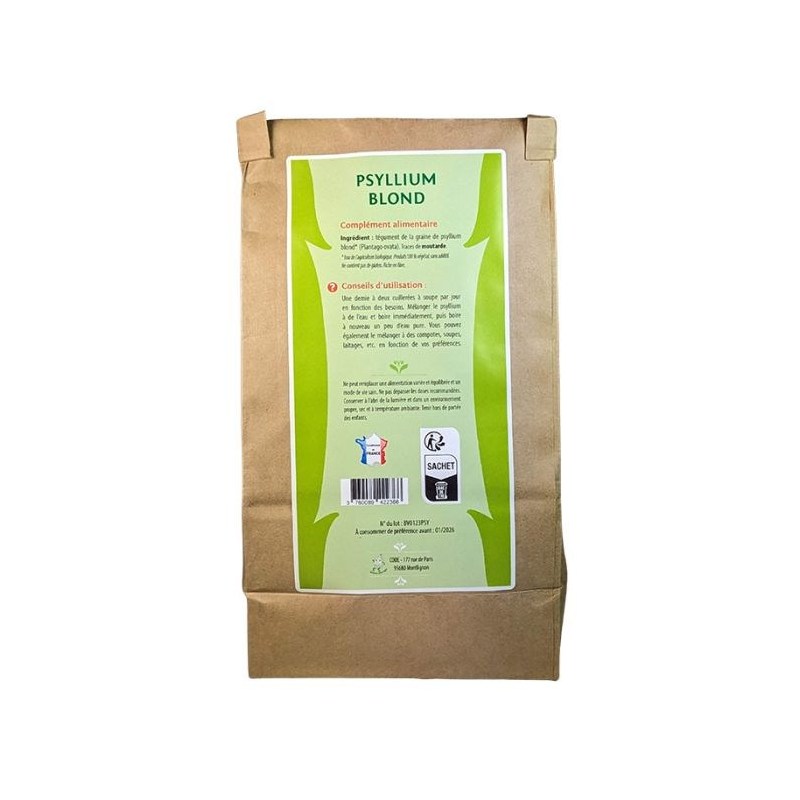 Psyllium blond bio - 250 g - Graine sauvage