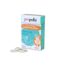 Chewing-gums Propolis et Cannelle - Etui de 27 dragées à mâcher sans sucres - 24 g - Propolia