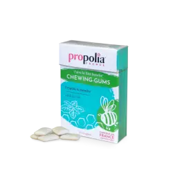 Chewing-gums Propolis & Menthe - Etui de 27 dragées à mâcher sans sucres - 24 g - Propolia