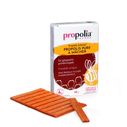 Propolis pure à mâcher Bio - Plaquette 10 g - Propolia