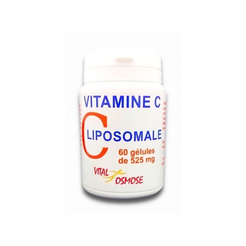 Vitamine C liposomale - 60 gélules d’origine végétale - Vital Osmose