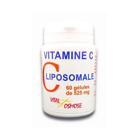 Vitamine C liposomale - 60 gélules d’origine végétale - Vital Osmose