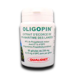 Oligopin – Extrait d’écorce de pin maritime des Landes françaises - 60 gélules - Vital Osmose