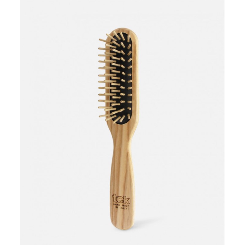 Brosse rectangulaire fine en frêne naturel - Beliflor