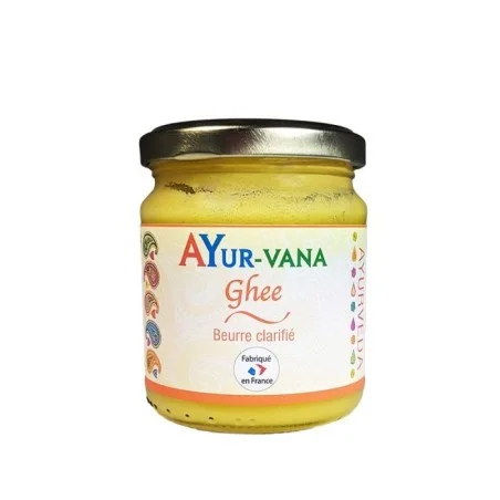 Ghee bio Beurre clarifié - 150 g - Ayur-vana