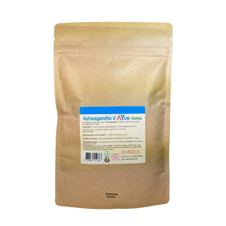 Notice Ashwagandha bio en poudre – 150 g – AYur-vana