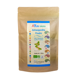 Ashwagandha bio en poudre – 150 g – AYur-vana
