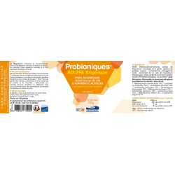 Notice Probioniques® souffre Biogénique - Pilulier 120 gélules d'origine marine - Labo Santé Silice