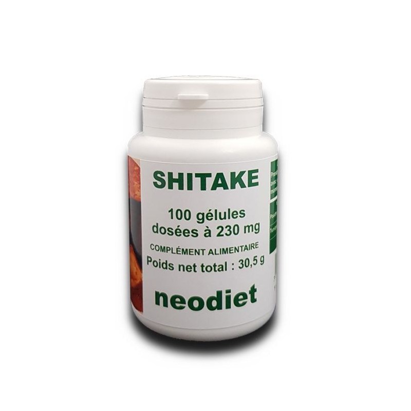 Shitaké 230 mg - 100 gélules - Vital Osmose