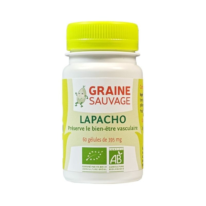 Lapacho Bio - Pilulier de 60 gélules végétales - Graine sauvage
