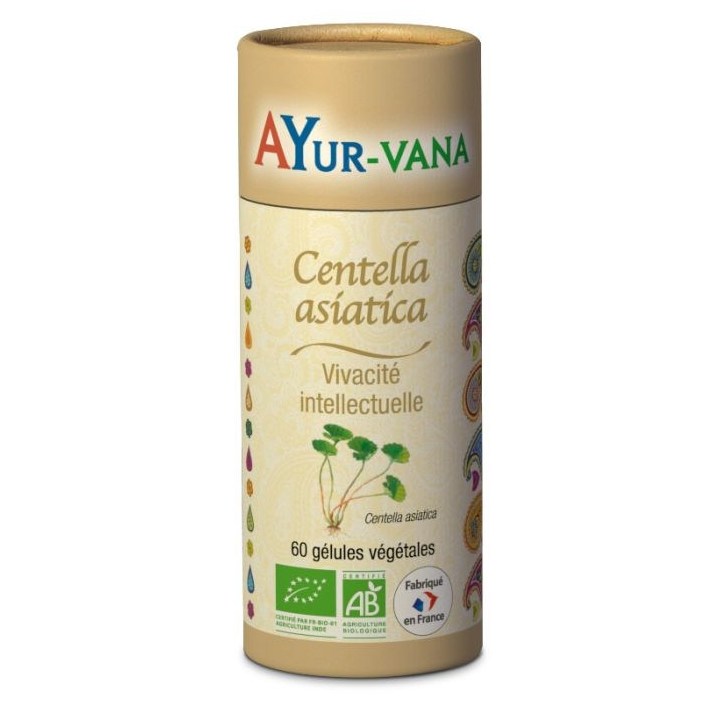 Centella Asiatica bio – 60 gélules – Ayur-vana