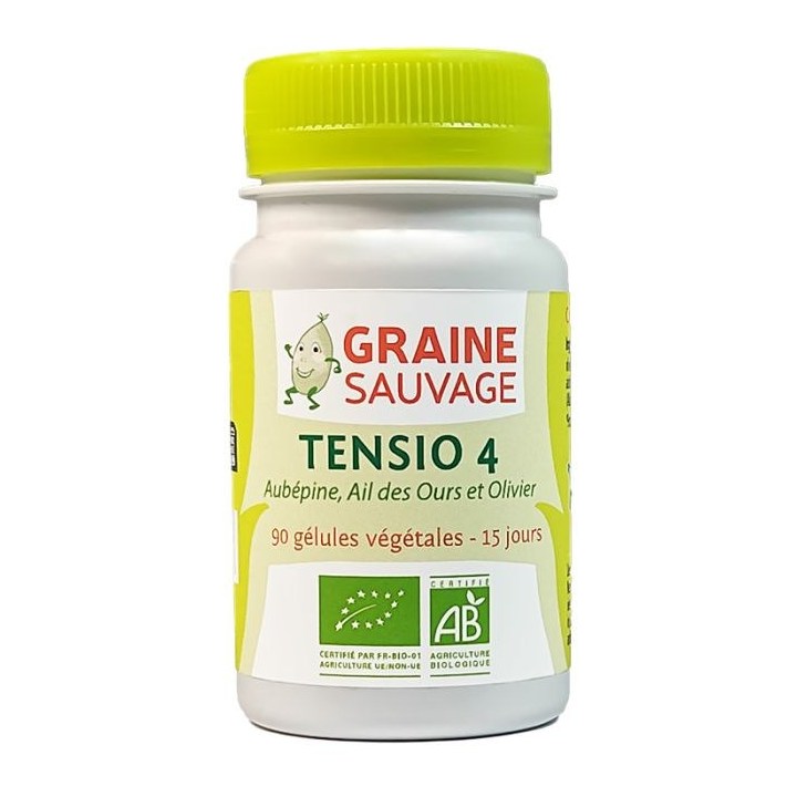 Tensio 4 Bio - 90 gélules végétales - Graine Sauvage
