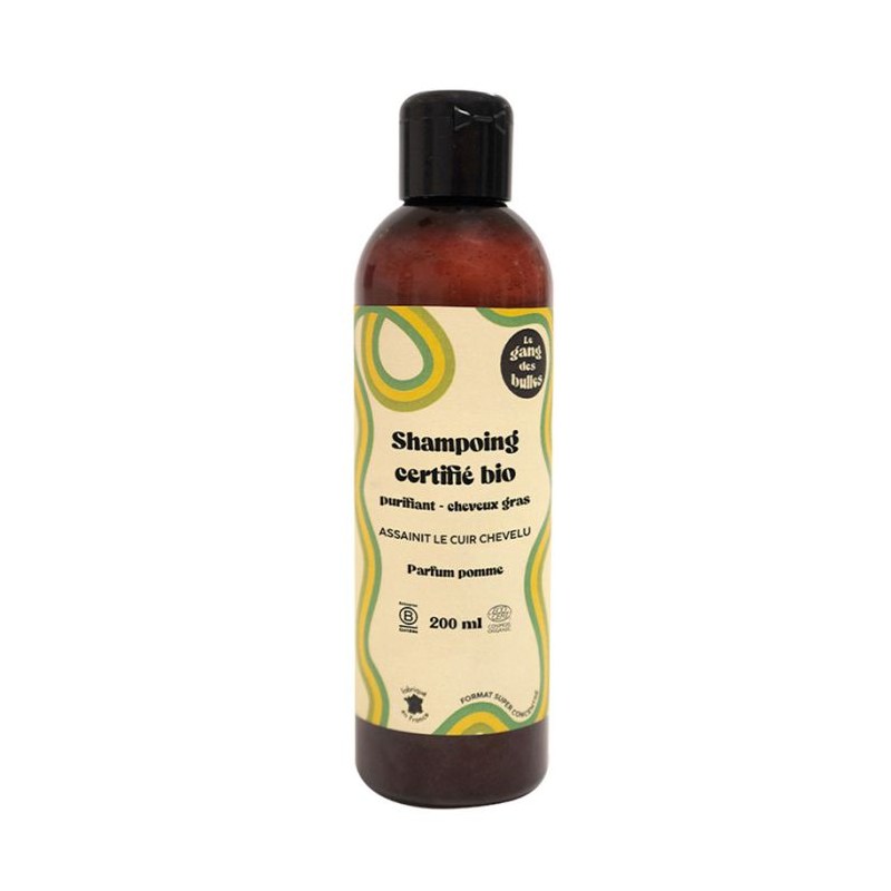 Shampoing Bio Cheveux Gras – 200 ml – Le Gang des Bulles