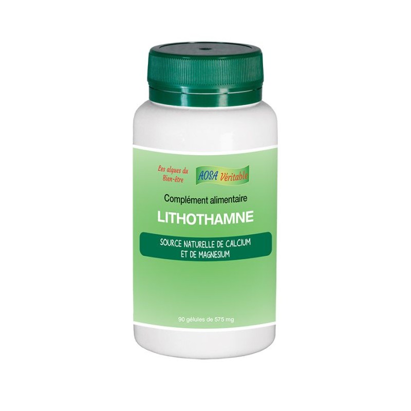 Lithothamne - Pilulier de 90 gélules végétales - Aosa Veritable