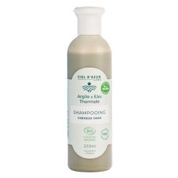 Shampoing Cheveux Gras Certifié Bio 500ml - Argile & Eau Thermale