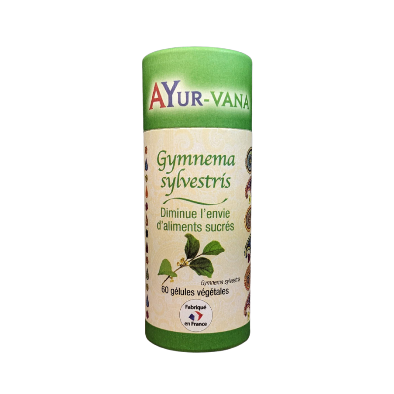 Gymnema Sylvestris - Pilulier de 60 gélules végétales - Ayurvana 2024