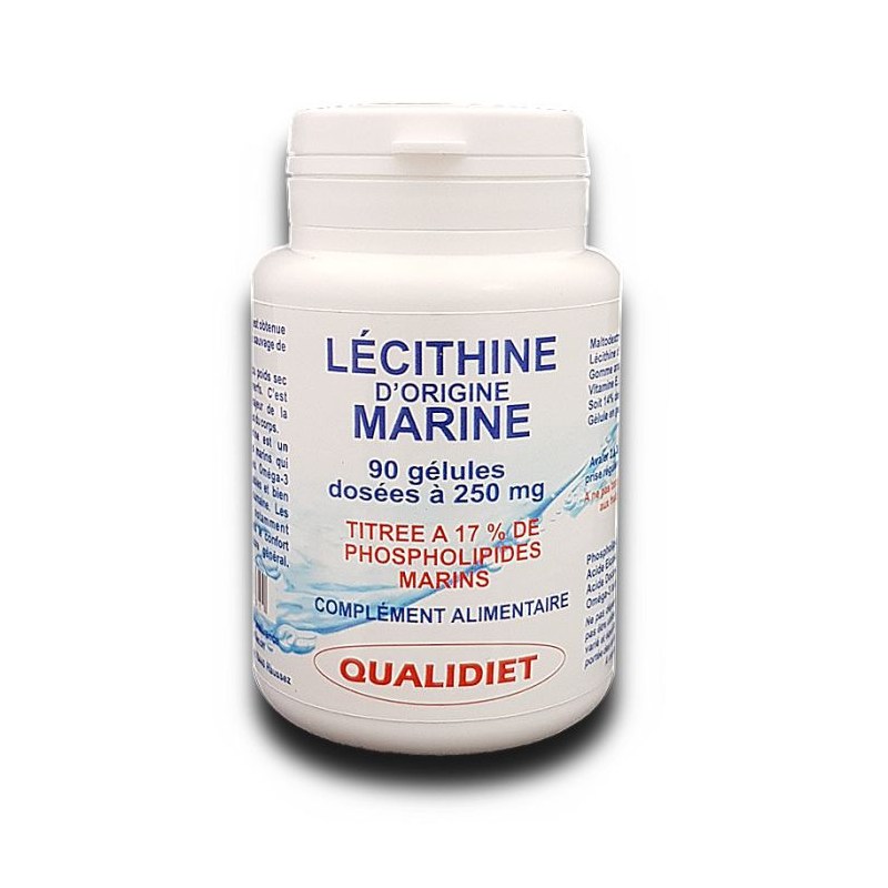 Lécithine marine titrée à 17% de phospholipides marins - 90 gélules - Vital Osmose