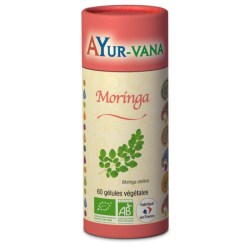 Moringa Bio - Pilulier de 60 gélules végétales - Ayurvana 2024