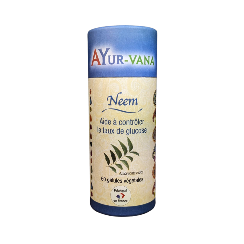 Neem - Pilulier de 60 gélules végétales - Ayurvana 2024
