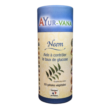 Neem - Pilulier de 60 gélules végétales - Ayurvana 2024