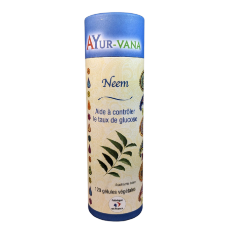 Neem - Pilulier de 120 gélules végétales - Ayurvana 2024